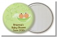 Twins Two Peas in a Pod Hispanic - Personalized Baby Shower Pocket Mirror Favors thumbnail