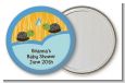 Twin Turtle Boys - Personalized Baby Shower Pocket Mirror Favors thumbnail