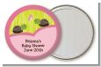 Twin Turtle Girls - Personalized Baby Shower Pocket Mirror Favors thumbnail