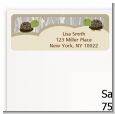 Twin Turtles - Baby Shower Return Address Labels thumbnail