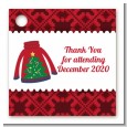 Ugly Sweater - Personalized Christmas Card Stock Favor Tags thumbnail