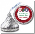 Ugly Sweater - Hershey Kiss Christmas Sticker Labels thumbnail