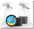 Under the Sea African American Baby Boy Snorkeling - Baby Shower Black Candle Tin Favors thumbnail