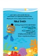 Under the Sea African American Baby Boy Snorkeling - Baby Shower Petite Invitations thumbnail