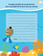 Under the Sea African American Baby Boy Snorkeling - Baby Shower Notes of Advice thumbnail