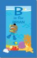 Under the Sea African American Baby Boy Snorkeling - Personalized Baby Shower Nursery Wall Art thumbnail