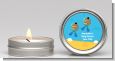 Under the Sea African American Baby Boy Twins Snorkeling - Baby Shower Candle Favors thumbnail