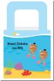 Under the Sea African American Baby Girl Twins Snorkeling - Personalized Baby Shower Favor Boxes thumbnail