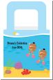 Under the Sea African American Baby Girl Twins Snorkeling - Personalized Baby Shower Favor Boxes thumbnail