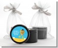 Under the Sea African American Baby Snorkeling - Baby Shower Black Candle Tin Favors thumbnail