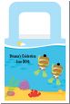 Under the Sea African American Baby Twins Snorkeling - Personalized Baby Shower Favor Boxes thumbnail
