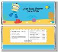 Under the Sea Asian Baby Boy Snorkeling - Personalized Baby Shower Candy Bar Wrappers thumbnail