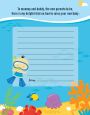 Under the Sea Asian Baby Boy Snorkeling - Baby Shower Notes of Advice thumbnail