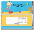 Under the Sea Asian Baby Girl Snorkeling - Personalized Baby Shower Candy Bar Wrappers thumbnail