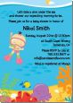 Under the Sea Asian Baby Girl Snorkeling - Baby Shower Invitations thumbnail