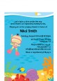 Under the Sea Asian Baby Girl Snorkeling - Baby Shower Petite Invitations thumbnail