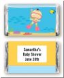 Under the Sea Asian Baby Girl Snorkeling - Personalized Baby Shower Mini Candy Bar Wrappers thumbnail