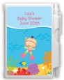 Under the Sea Asian Baby Girl Snorkeling - Baby Shower Personalized Notebook Favor thumbnail