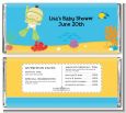 Under the Sea Asian Baby Snorkeling - Personalized Baby Shower Candy Bar Wrappers thumbnail