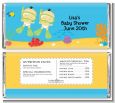 Under the Sea Asian Baby Twins Snorkeling - Personalized Baby Shower Candy Bar Wrappers thumbnail
