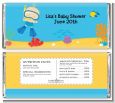 Under the Sea Baby Boy Snorkeling - Personalized Baby Shower Candy Bar Wrappers thumbnail