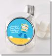 Under the Sea Baby Boy Snorkeling - Personalized Baby Shower Candy Jar thumbnail