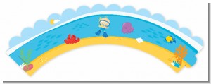 Under the Sea Baby Boy Snorkeling - Baby Shower Cupcake Wrappers