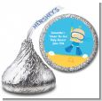 Under the Sea Baby Boy Snorkeling - Hershey Kiss Baby Shower Sticker Labels thumbnail