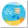 Under the Sea Baby Boy Snorkeling - Personalized Baby Shower Table Confetti thumbnail