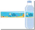 Under the Sea Baby Boy Snorkeling - Personalized Baby Shower Water Bottle Labels thumbnail