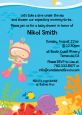 Under the Sea Baby Girl Snorkeling - Baby Shower Invitations thumbnail