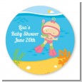 Under the Sea Baby Girl Snorkeling - Personalized Baby Shower Table Confetti thumbnail
