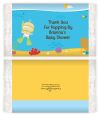 Under the Sea Baby Snorkeling - Personalized Popcorn Wrapper Baby Shower Favors thumbnail