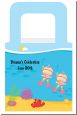 Under the Sea Baby Twin Girls Snorkeling - Personalized Baby Shower Favor Boxes thumbnail