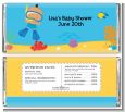 Under the Sea Hispanic Baby Boy Snorkeling - Personalized Baby Shower Candy Bar Wrappers thumbnail