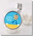 Under the Sea Hispanic Baby Boy Snorkeling - Personalized Baby Shower Candy Jar thumbnail