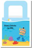 Under the Sea Hispanic Baby Boy Snorkeling - Personalized Baby Shower Favor Boxes