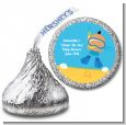 Under the Sea Hispanic Baby Boy Snorkeling - Hershey Kiss Baby Shower Sticker Labels thumbnail