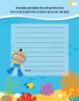 Under the Sea Hispanic Baby Boy Snorkeling - Baby Shower Notes of Advice thumbnail