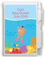 Under the Sea Hispanic Baby Girl Snorkeling - Baby Shower Personalized Notebook Favor thumbnail