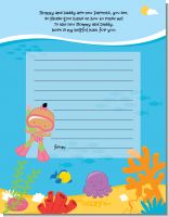 Under the Sea Hispanic Baby Girl Snorkeling - Baby Shower Notes of Advice