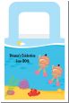 Under the Sea Hispanic Baby Girl Twins Snorkeling - Personalized Baby Shower Favor Boxes thumbnail