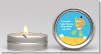 Under the Sea Hispanic Baby Snorkeling - Baby Shower Candle Favors