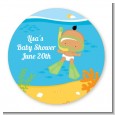 Under the Sea Hispanic Baby Snorkeling - Personalized Baby Shower Table Confetti thumbnail