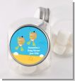 Under the Sea Hispanic Baby Twins Snorkeling - Personalized Baby Shower Candy Jar thumbnail