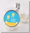 Under the Sea Twin Babies Snorkeling - Personalized Baby Shower Candy Jar thumbnail