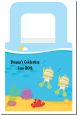 Under the Sea Twin Babies Snorkeling - Personalized Baby Shower Favor Boxes thumbnail