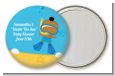 Under the Sea African American Baby Boy Snorkeling - Personalized Baby Shower Pocket Mirror Favors thumbnail