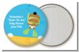 Under the Sea African American Baby Snorkeling - Personalized Baby Shower Pocket Mirror Favors thumbnail