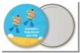 Under the Sea Hispanic Baby Boy Twins Snorkeling - Personalized Baby Shower Pocket Mirror Favors thumbnail